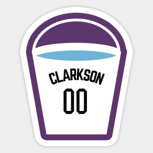 Jordan Clarkson Bucket - Utah Jazz Sticker